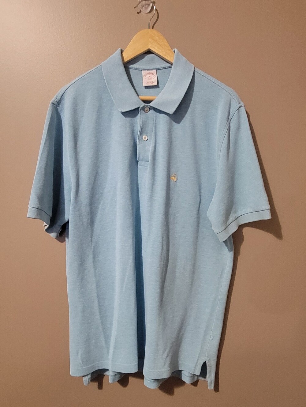 Brooks Brothers - Teal Short-Sleeve Knit Polo - L
